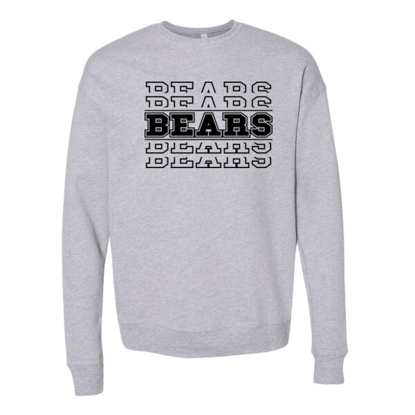 Bears - Unisex Sponge Fleece Drop Shoulder Crewneck Sweatshirt Thumbnail