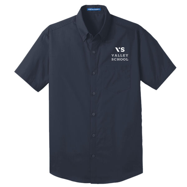VS - Short Sleeve Carefree Poplin Shirt Thumbnail