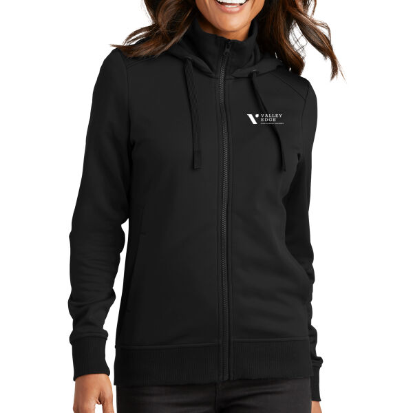 VEHSA - Women's Smooth Fleece Hooded Jacket Thumbnail