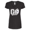 Women's Poly-Rich V-Neck T-Shirt Thumbnail